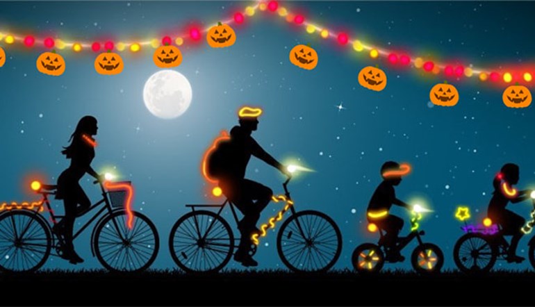 Telford Bike Hub Halloween Glow Ride