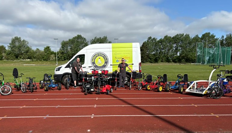Track Adaptive Bike Session