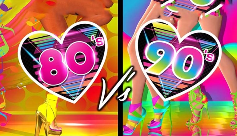 80s Vs 90 Dance-Off Party Night