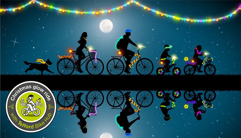Telford Bike Hub Christmas Glow Ride