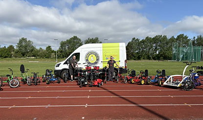Track Adaptive Bike Session
